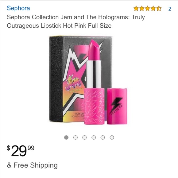 Sephora Jem and The Holograms:  Hot Pink Lipstick - Picture 4 of 7